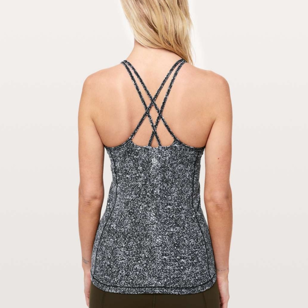 Free To Be Tank nulu In Diffuse Starlight Black Size 12 strappy